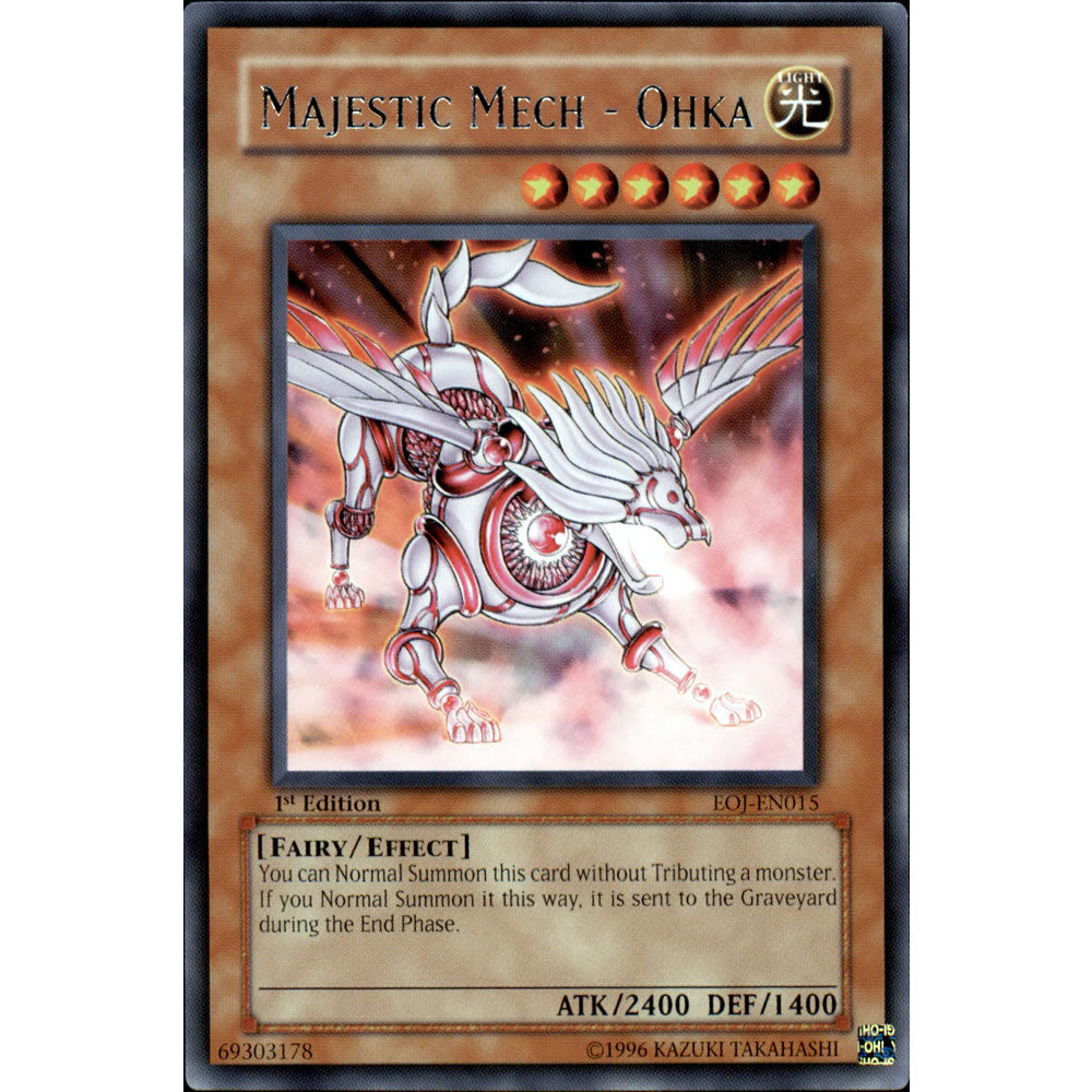 Majestic Mech - Ohka EOJ-EN015 Yu-Gi-Oh! Card from the Enemy of Justice Set