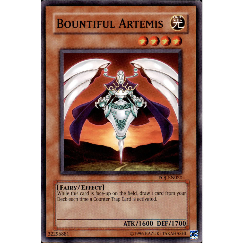 Bountiful Artemis EOJ-EN020 Yu-Gi-Oh! Card from the Enemy of Justice Set