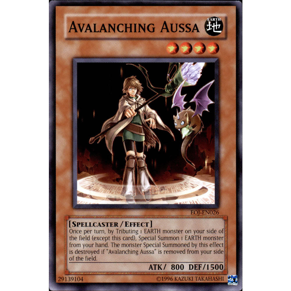 Avalanching Aussa EOJ-EN026 Yu-Gi-Oh! Card from the Enemy of Justice Set