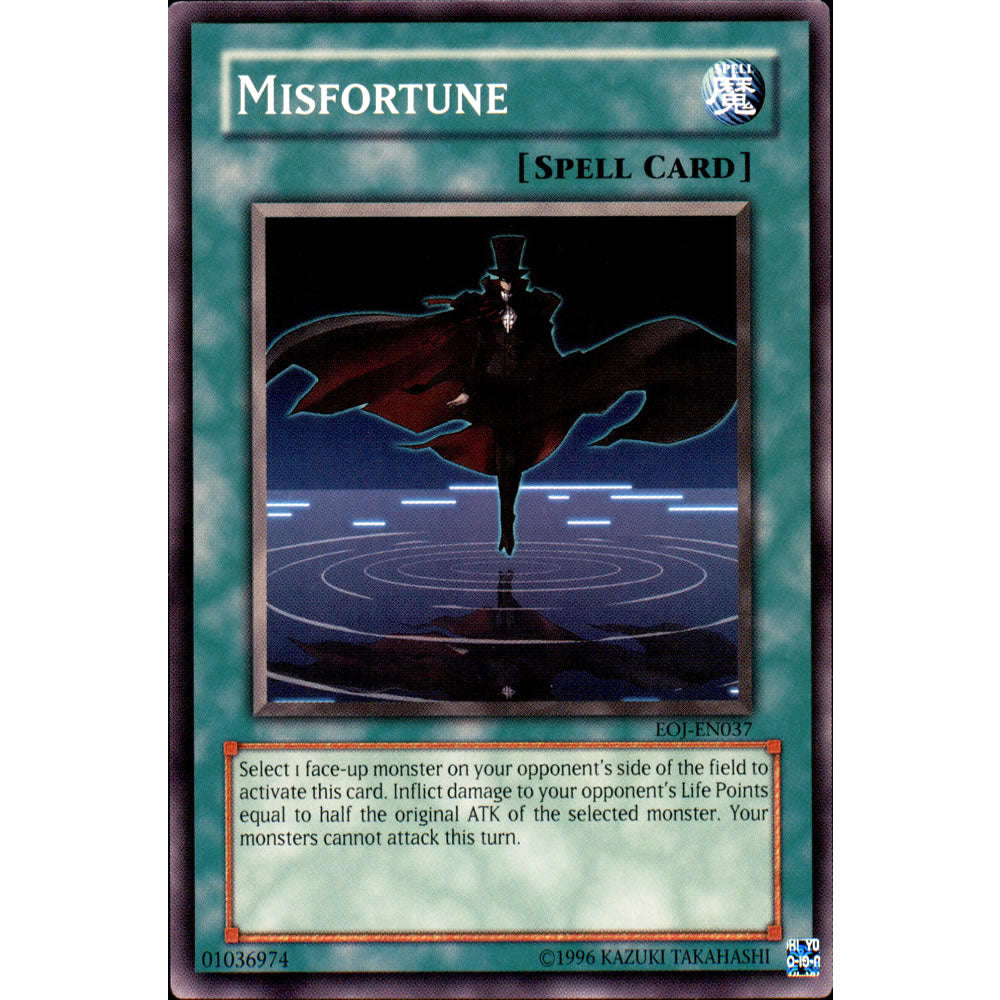 Misfortune EOJ-EN037 Yu-Gi-Oh! Card from the Enemy of Justice Set