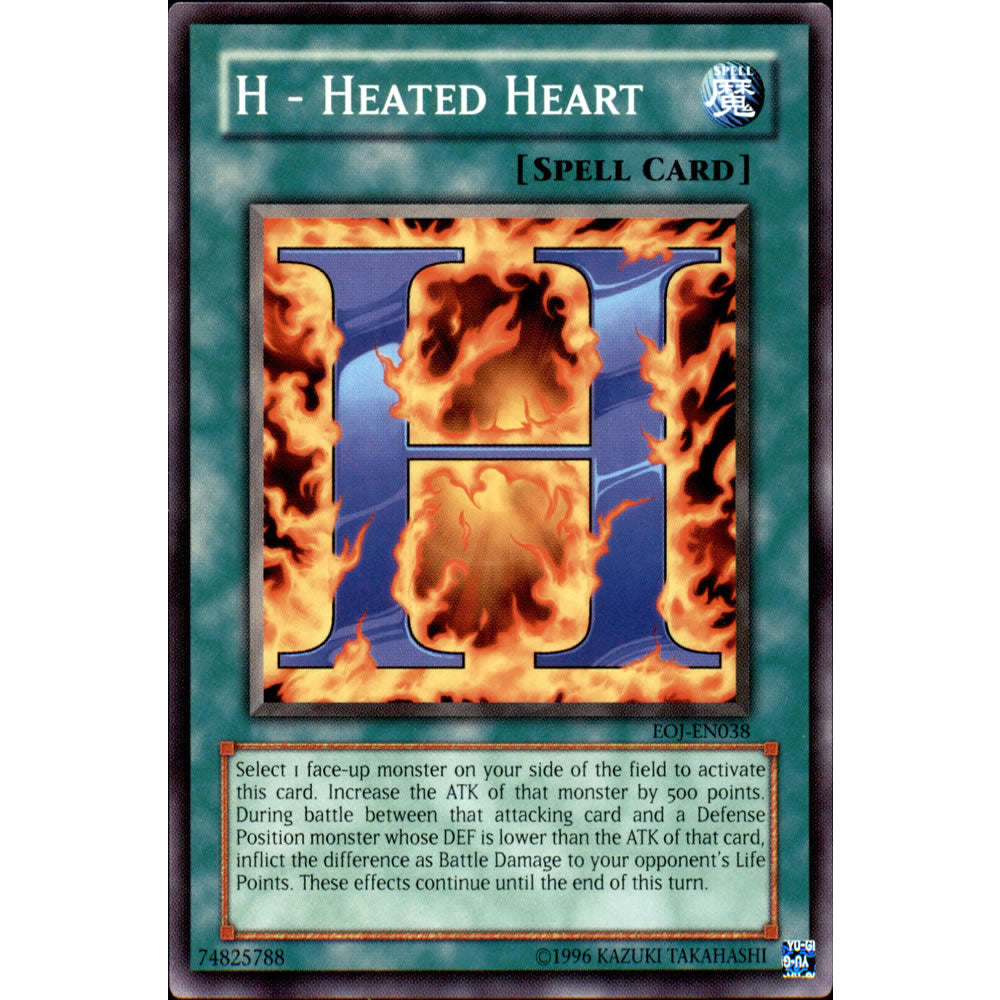 H - Heated Heart EOJ-EN038 Yu-Gi-Oh! Card from the Enemy of Justice Set