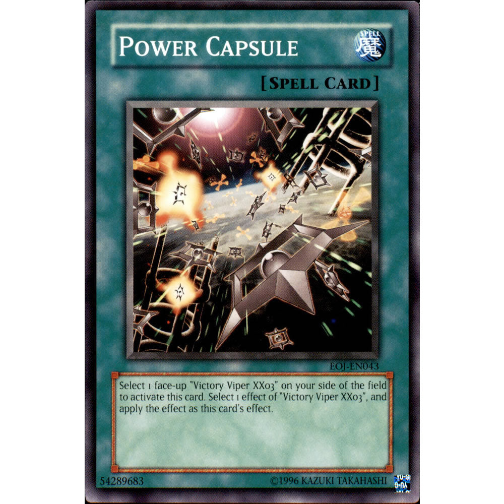 Power Capsule EOJ-EN043 Yu-Gi-Oh! Card from the Enemy of Justice Set
