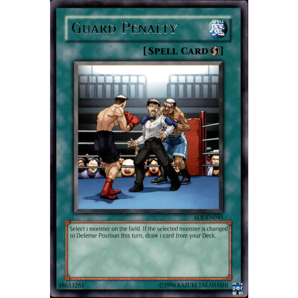 Guard Penalty EOJ-EN045 Yu-Gi-Oh! Card from the Enemy of Justice Set