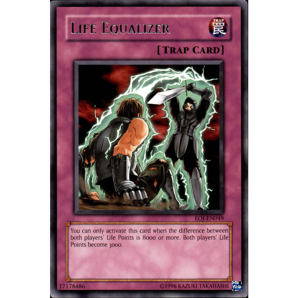 Life Equalizer EOJ-EN049 Yu-Gi-Oh! Card from the Enemy of Justice Set