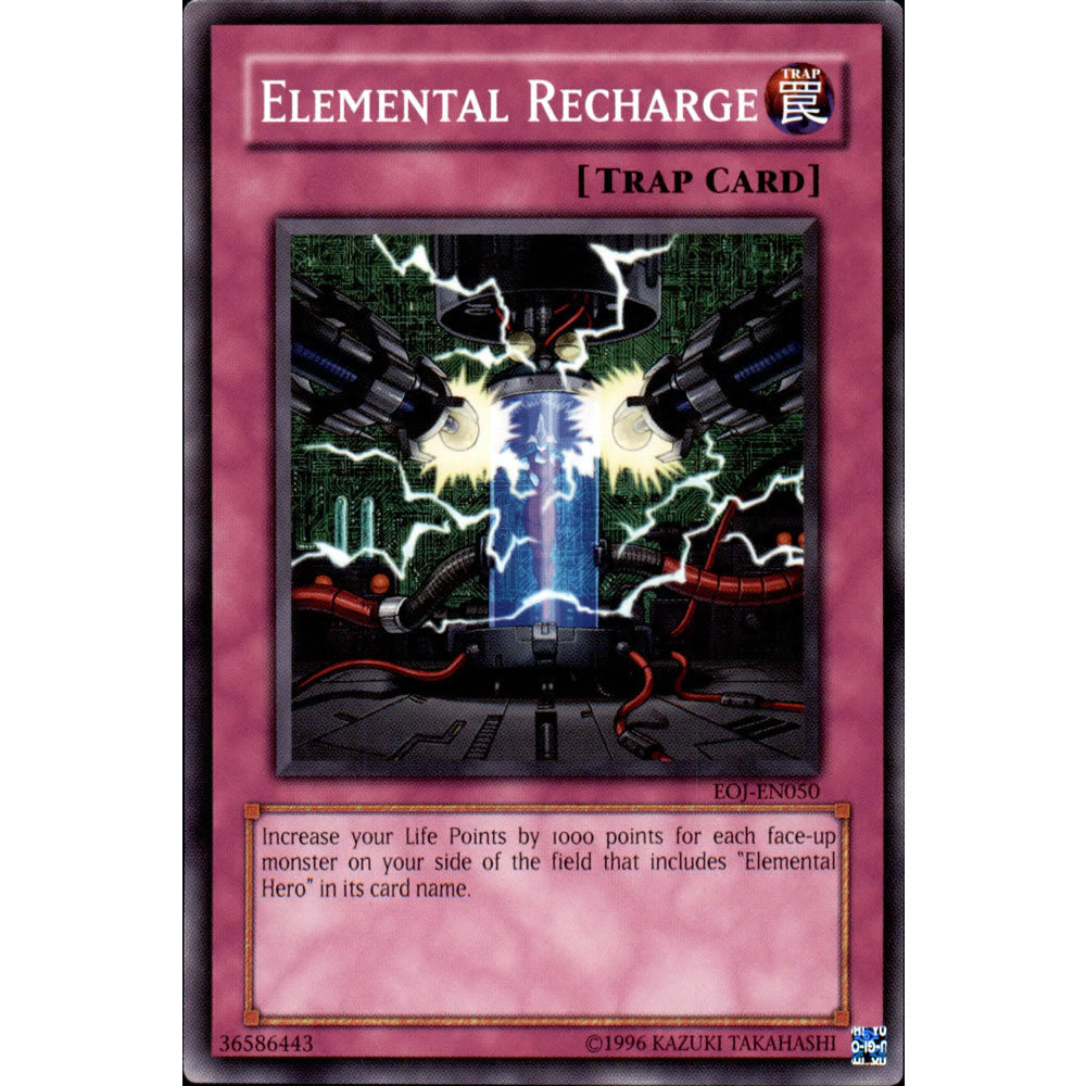 Elemental Recharge EOJ-EN050 Yu-Gi-Oh! Card from the Enemy of Justice Set