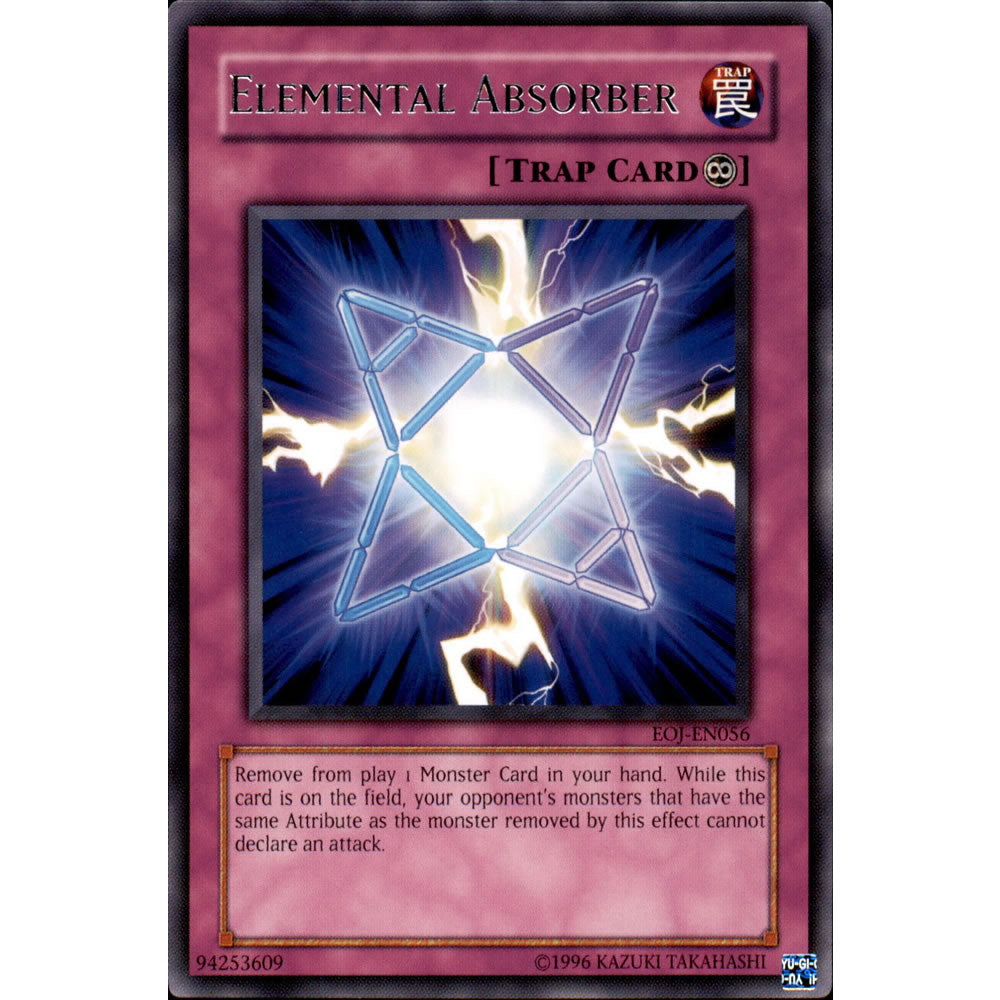 Elemental Absorber EOJ-EN056 Yu-Gi-Oh! Card from the Enemy of Justice Set