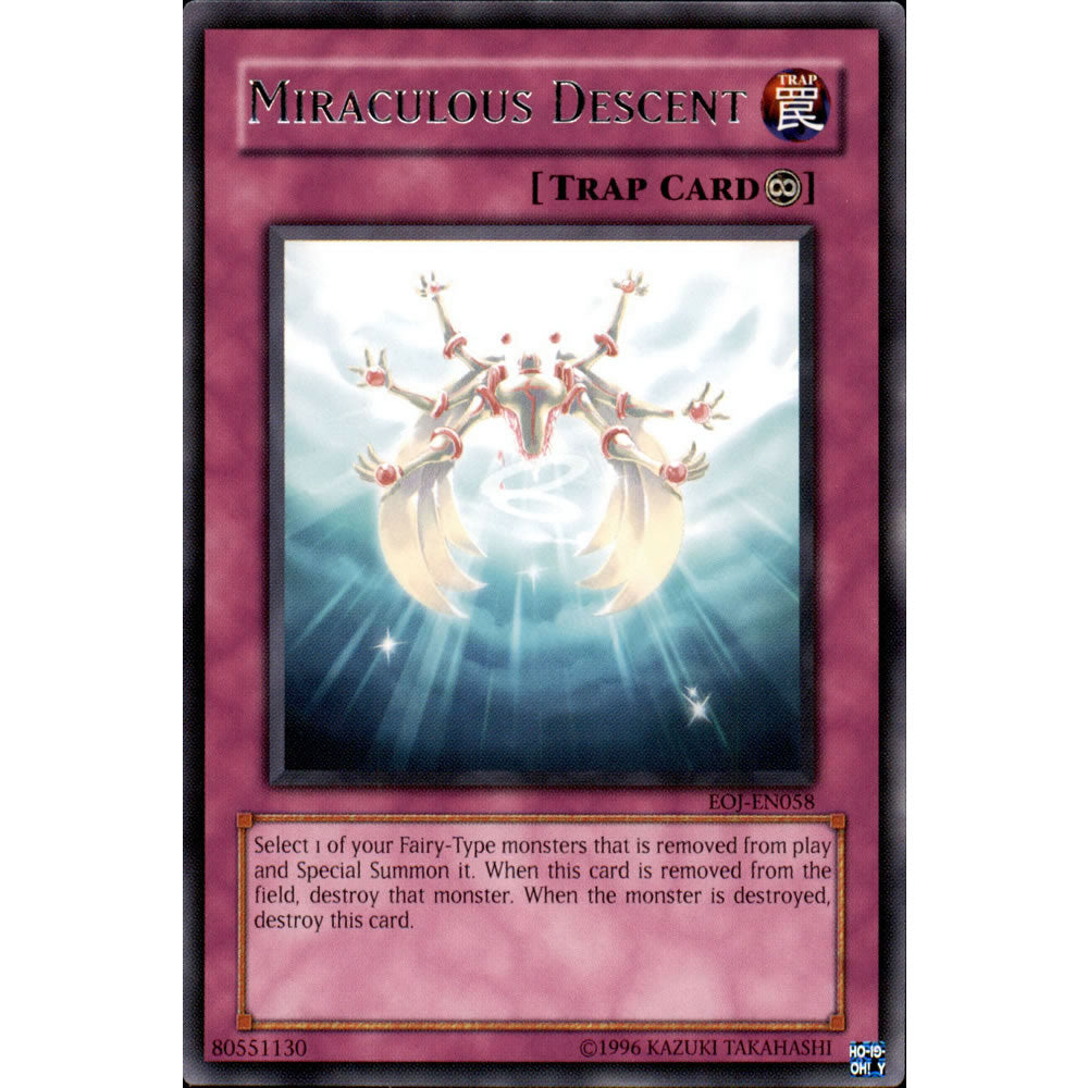 Miraculous Descent EOJ-EN058 Yu-Gi-Oh! Card from the Enemy of Justice Set