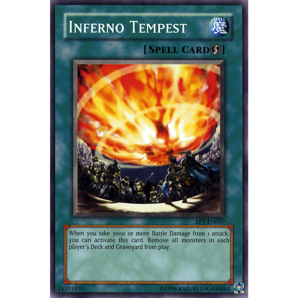 Inferno Tempest EP1-EN007 Yu-Gi-Oh! Card from the Exclusive Pack Set