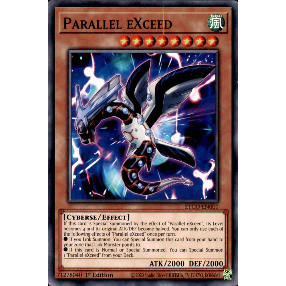 Parallel eXceed ETCO-EN001 Yu-Gi-Oh! Card from the Eternity Code Set