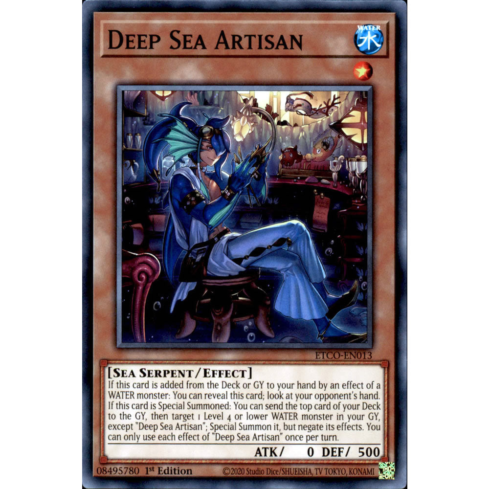 Deep Sea Artisan ETCO-EN013 Yu-Gi-Oh! Card from the Eternity Code Set