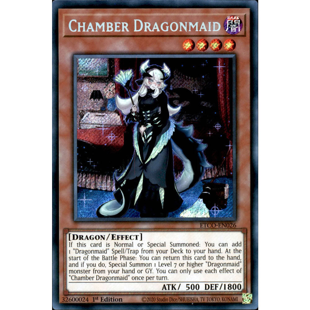 Chamber Dragonmaid ETCO-EN026 Yu-Gi-Oh! Card from the Eternity Code Set