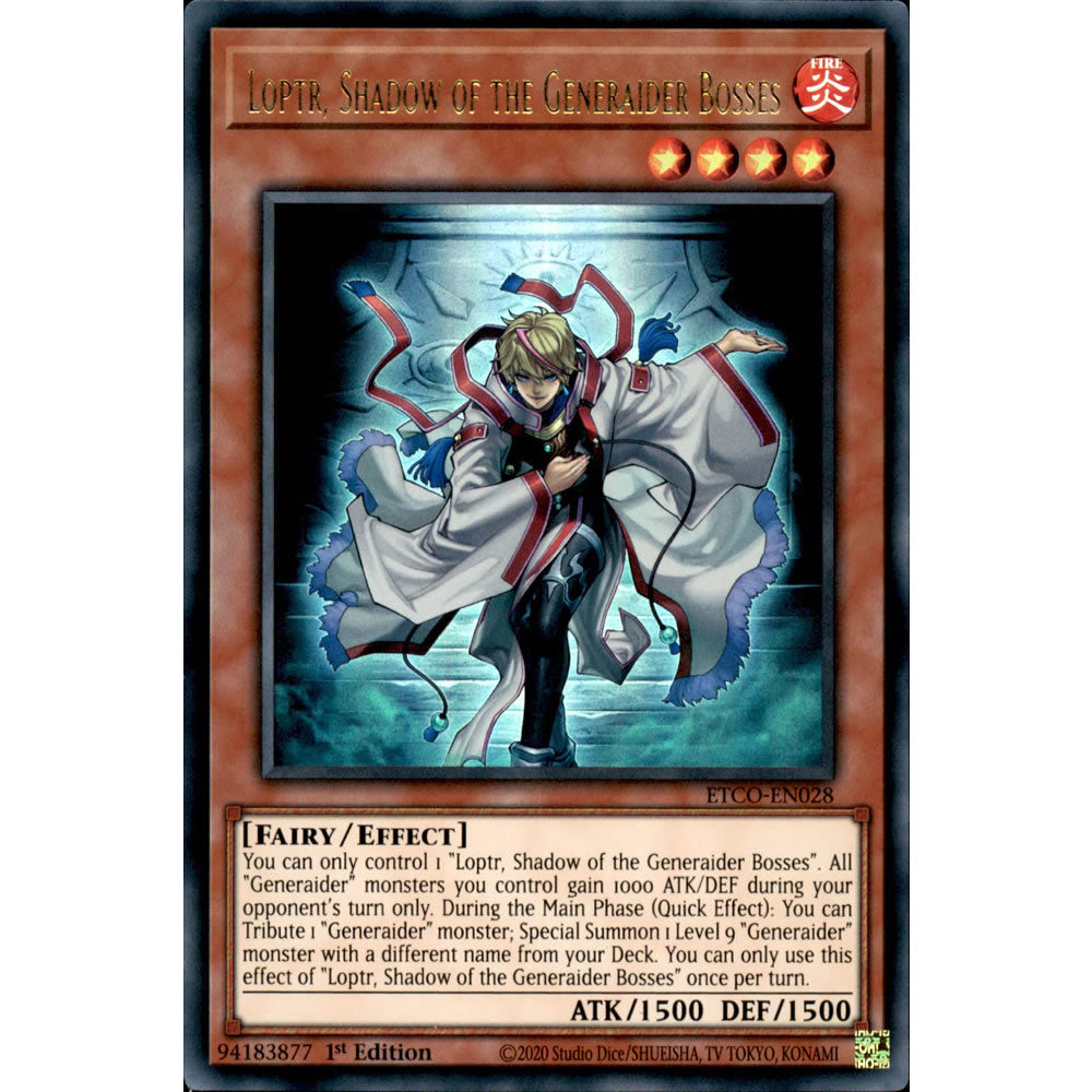 Loptr, Shadow of the Generaider Bosses ETCO-EN028 Yu-Gi-Oh! Card from the Eternity Code Set