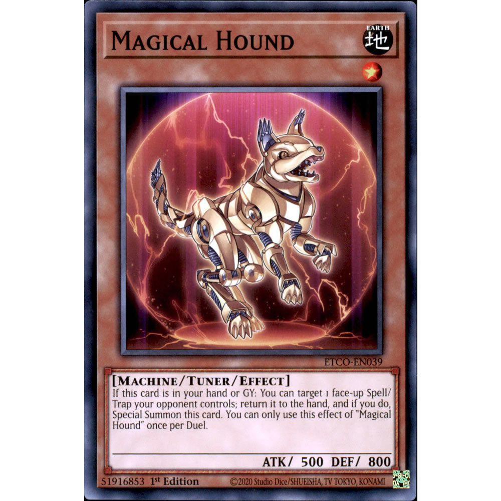 Magical Hound ETCO-EN039 Yu-Gi-Oh! Card from the Eternity Code Set