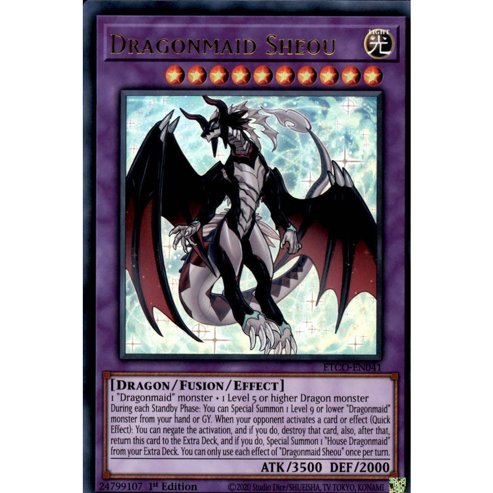 Dragonmaid Sheou ETCO-EN041 Yu-Gi-Oh! Card from the Eternity Code Set