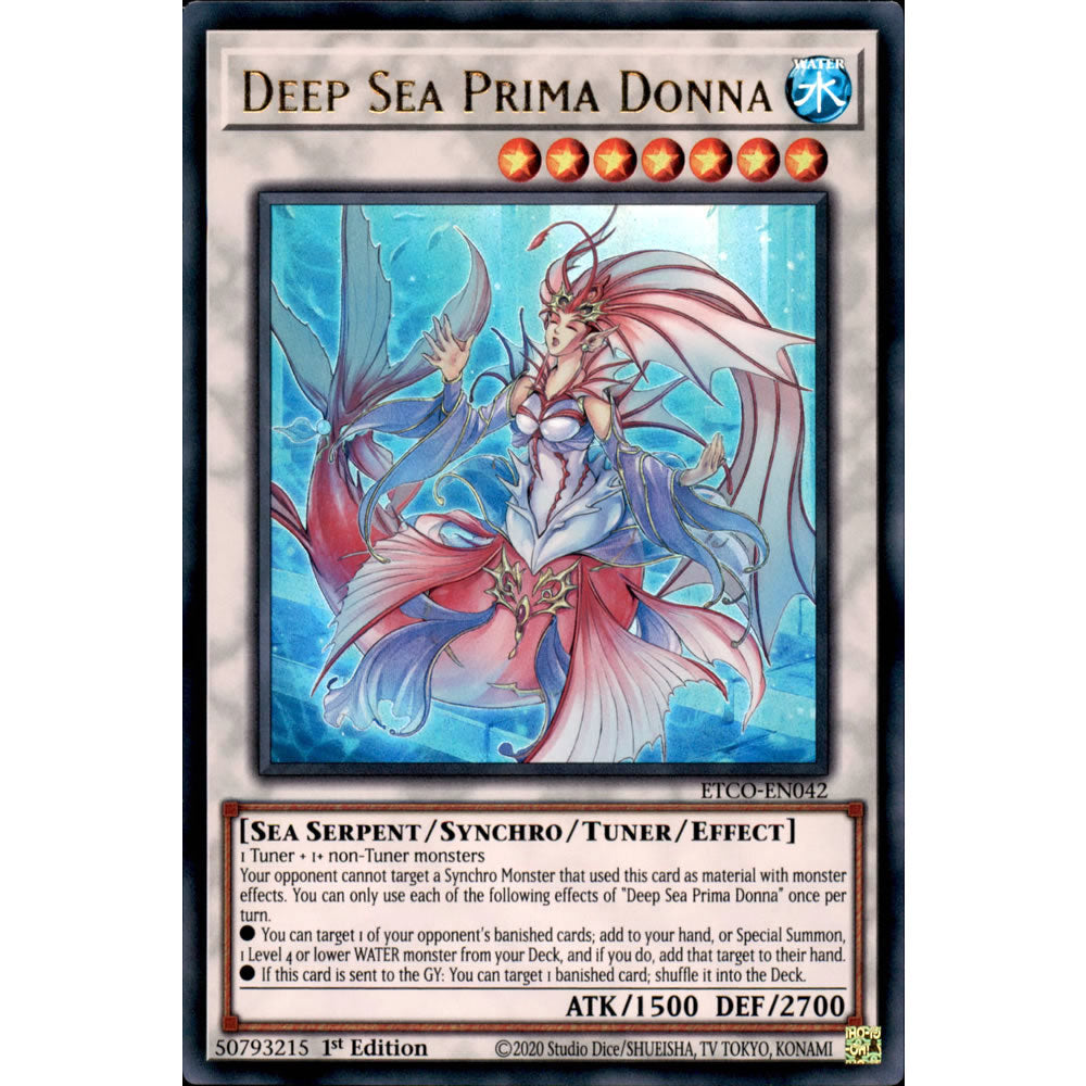 Deep Sea Prima Donna ETCO-EN042 Yu-Gi-Oh! Card from the Eternity Code Set