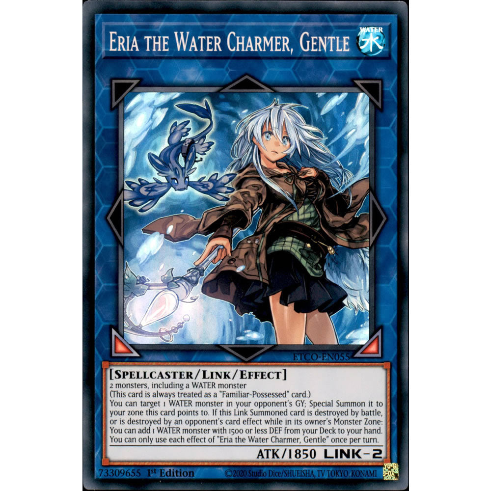 Eria the Water Charmer, Gentle ETCO-EN055 Yu-Gi-Oh! Card from the Eternity Code Set