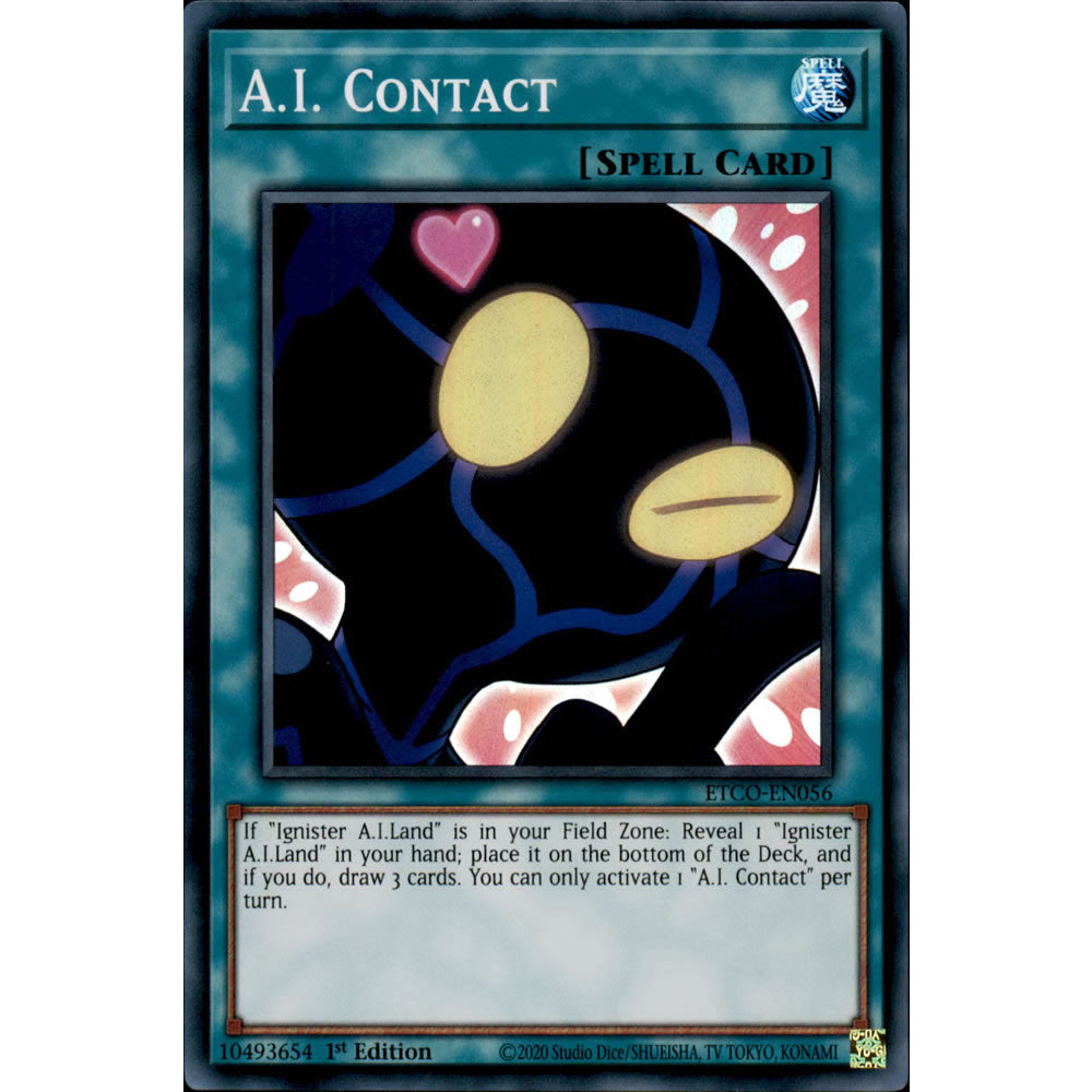 A.I. Contact ETCO-EN056 Yu-Gi-Oh! Card from the Eternity Code Set