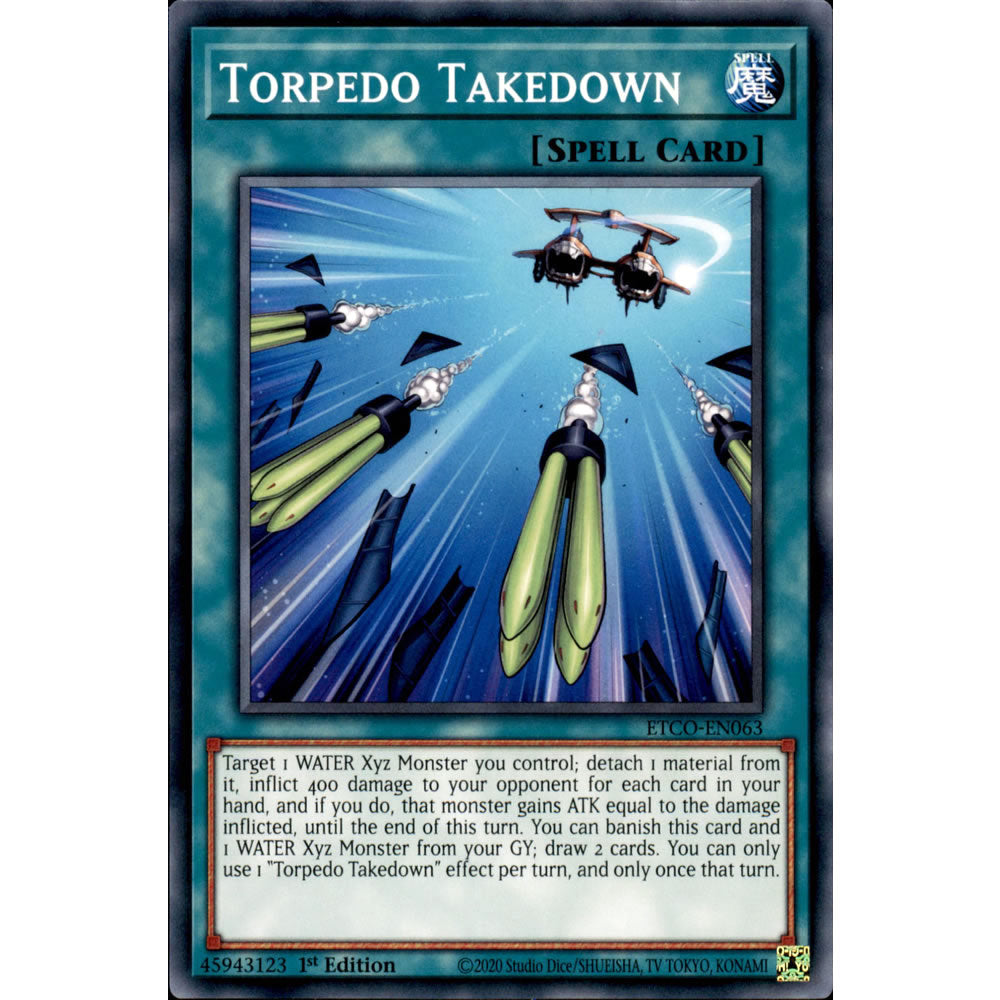 Torpedo Takedown ETCO-EN063 Yu-Gi-Oh! Card from the Eternity Code Set