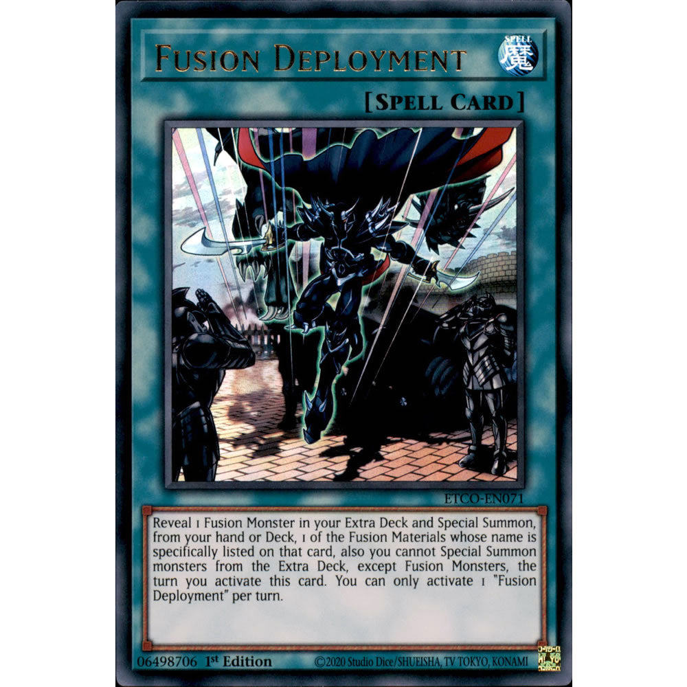 Fusion Deployment ETCO-EN071 Yu-Gi-Oh! Card from the Eternity Code Set