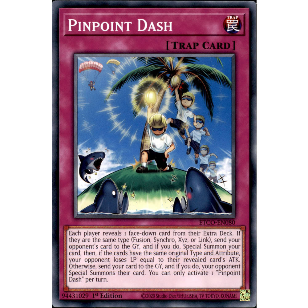 Pinpoint Dash ETCO-EN080 Yu-Gi-Oh! Card from the Eternity Code Set