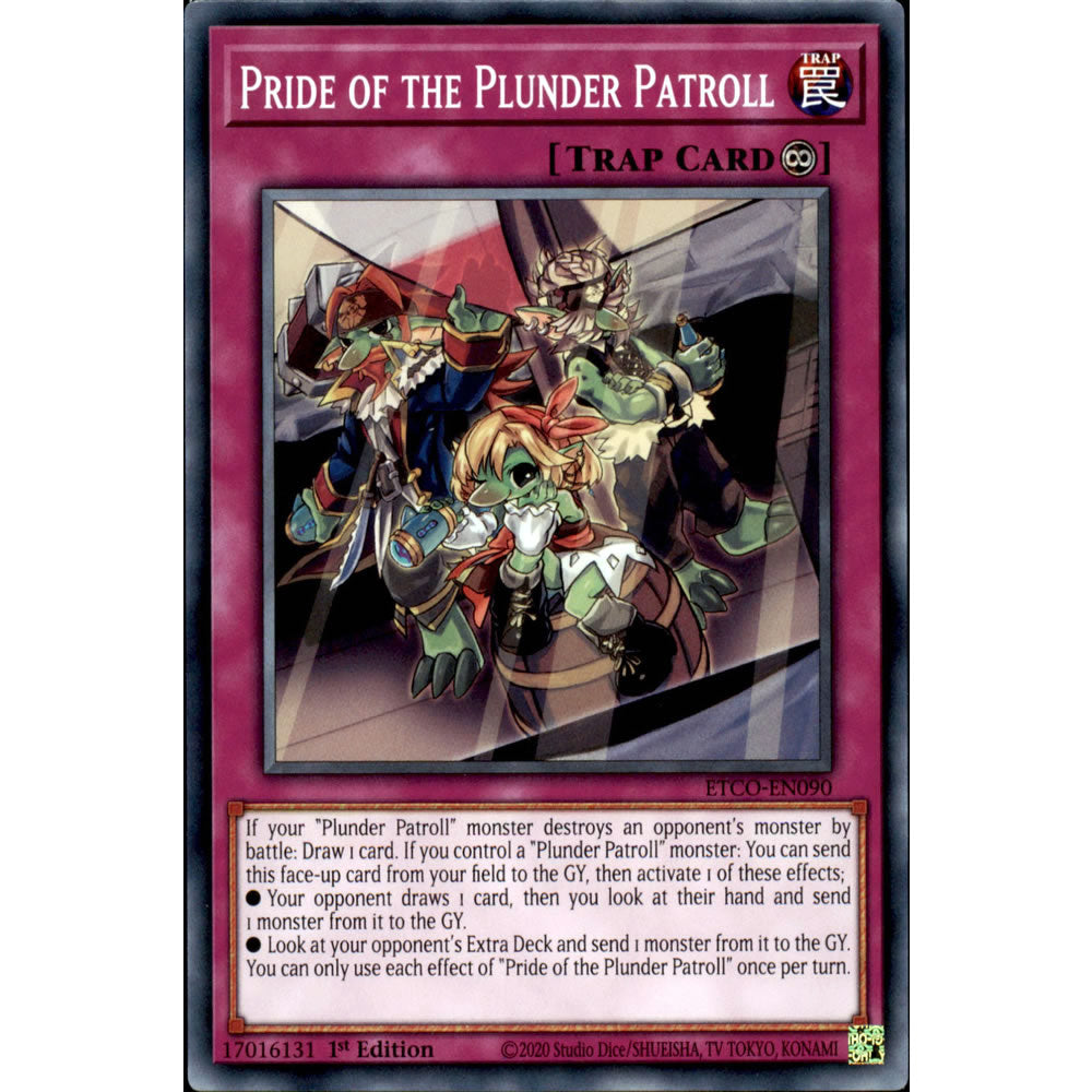 Pride of the Plunder Patroll ETCO-EN090 Yu-Gi-Oh! Card from the Eternity Code Set