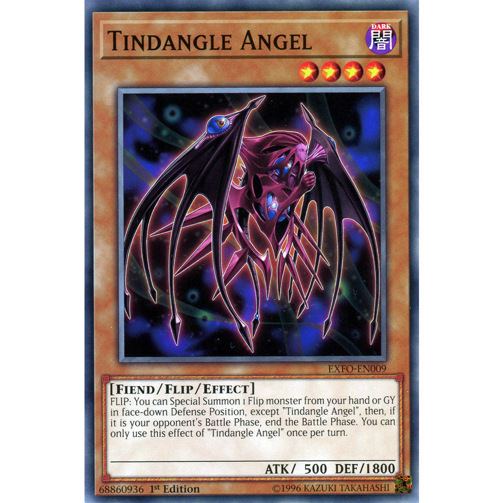 Tindangle Angel EXFO-EN009 Yu-Gi-Oh! Card from the Extreme Force Set