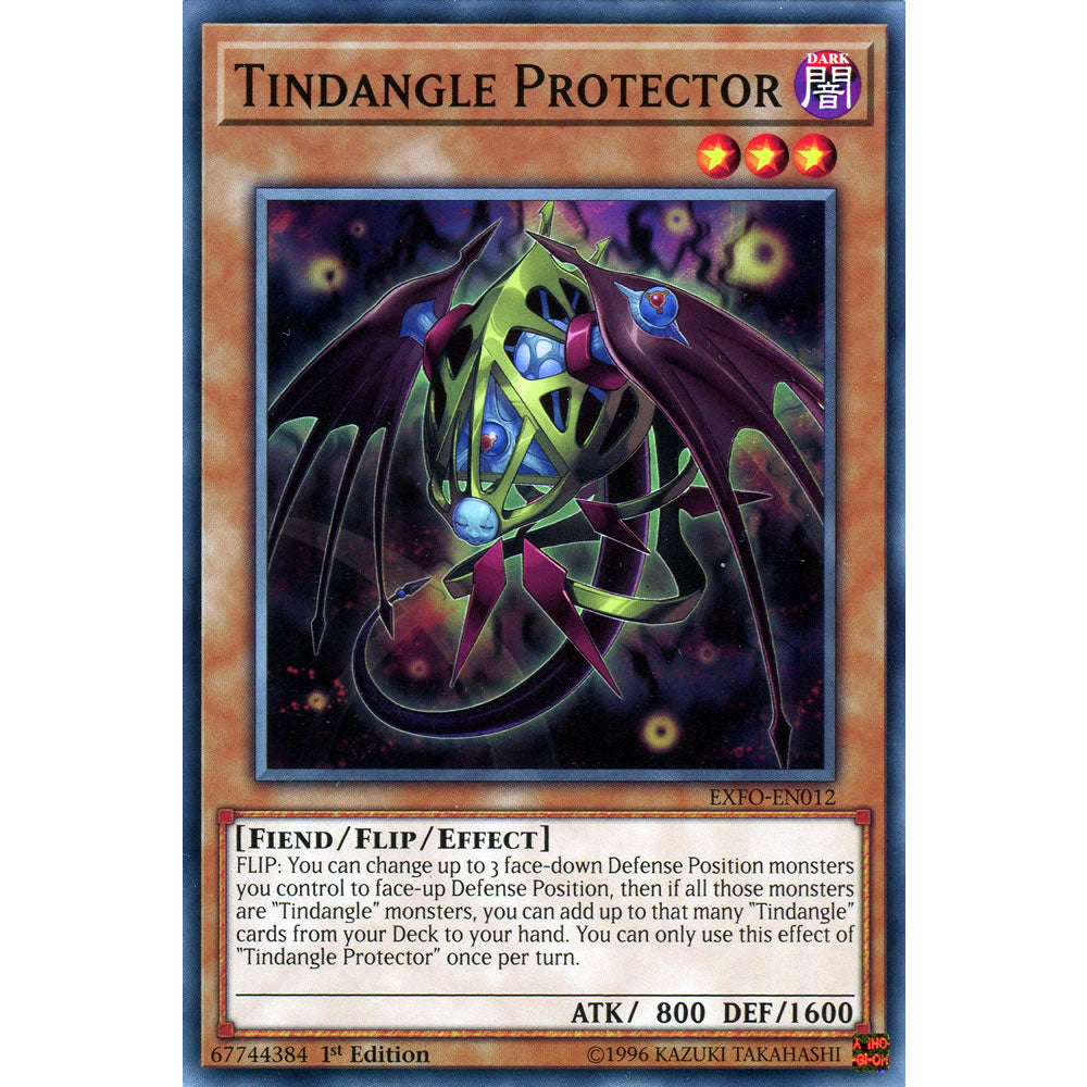 Tindangle Protector EXFO-EN012 Yu-Gi-Oh! Card from the Extreme Force Set