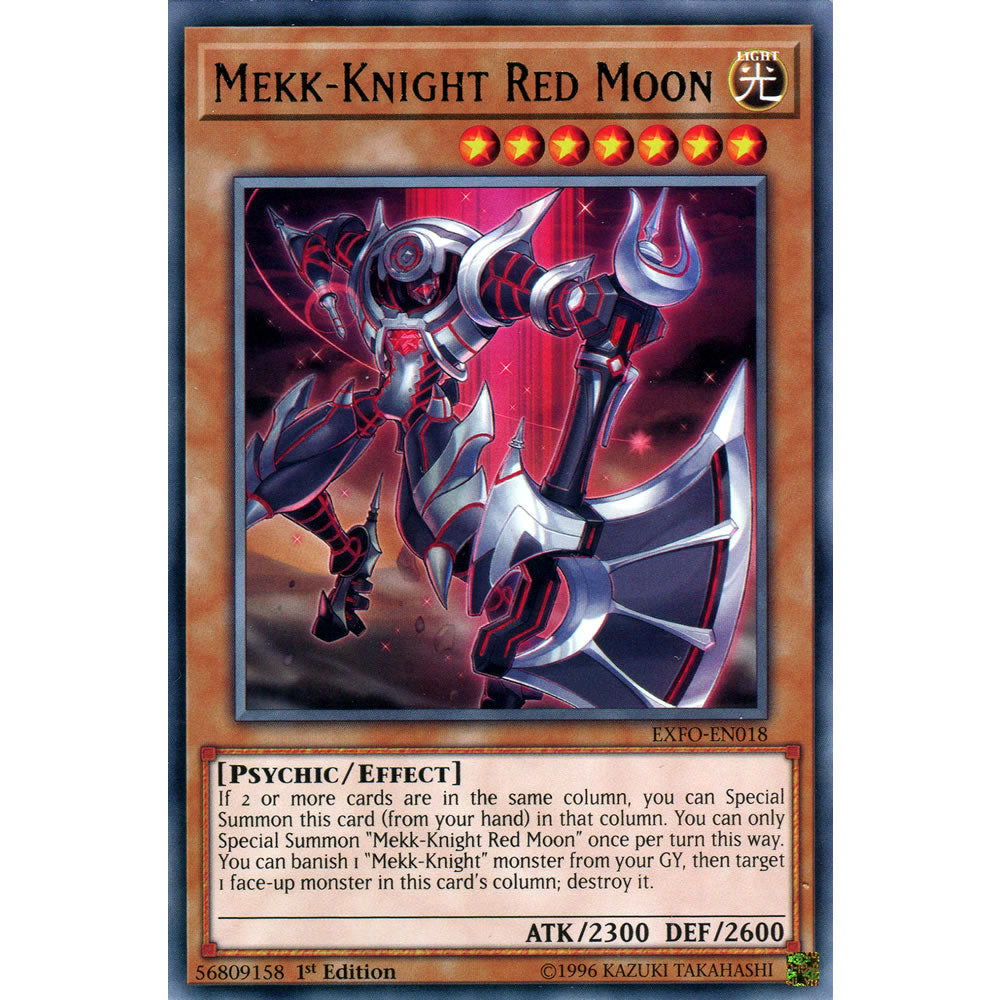 Mekk-Knight Red Moon EXFO-EN018 Yu-Gi-Oh! Card from the Extreme Force Set