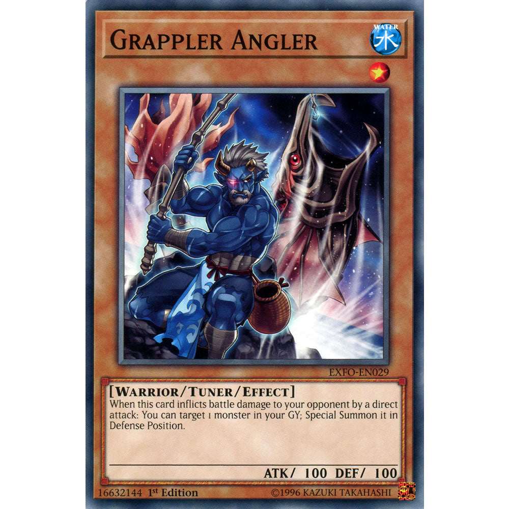 Grappler Angler EXFO-EN029 Yu-Gi-Oh! Card from the Extreme Force Set