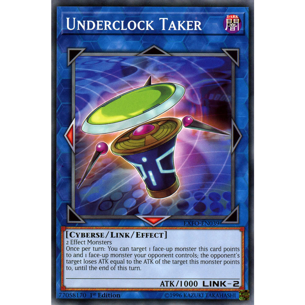 Underclock Taker EXFO-EN039 Yu-Gi-Oh! Card from the Extreme Force Set