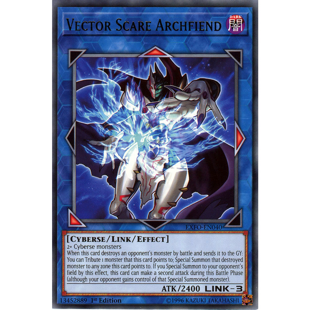 Vector Scare Archfiend EXFO-EN040 Yu-Gi-Oh! Card from the Extreme Force Set