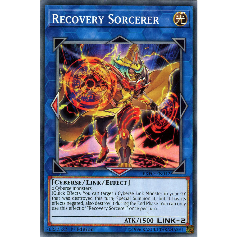 Recovery Sorcerer EXFO-EN042 Yu-Gi-Oh! Card from the Extreme Force Set
