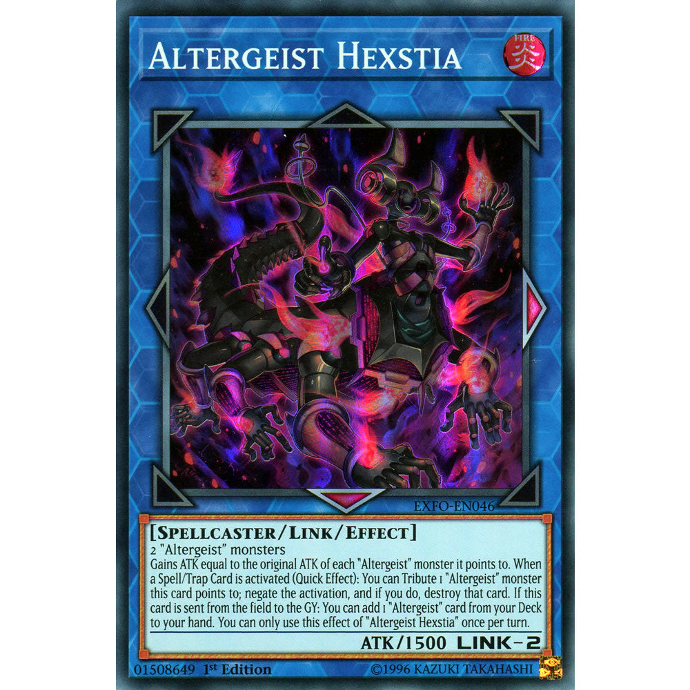 Altergeist Hexstia EXFO-EN046 Yu-Gi-Oh! Card from the Extreme Force Set