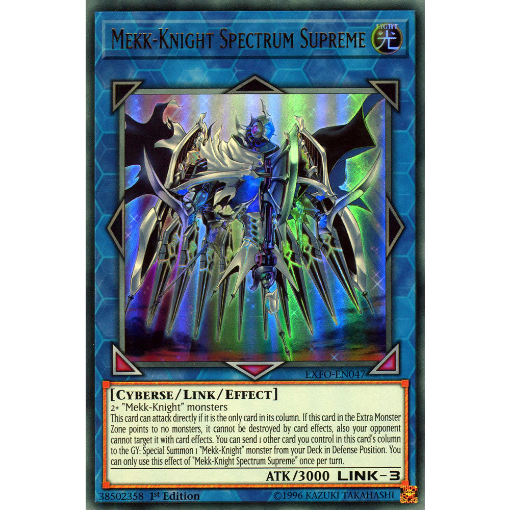 Mekk-Knight Spectrum Supreme EXFO-EN047 Yu-Gi-Oh! Card from the Extreme Force Set