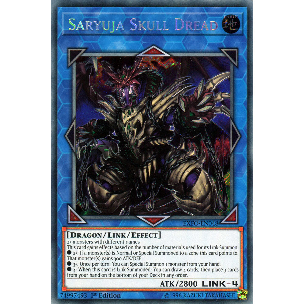 Saryuja Skull Dread EXFO-EN048 Yu-Gi-Oh! Card from the Extreme Force Set