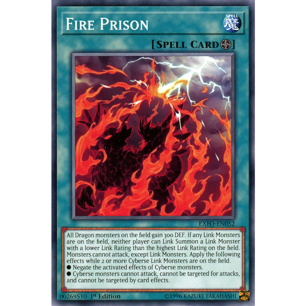 Fire Prison EXFO-EN052 Yu-Gi-Oh! Card from the Extreme Force Set