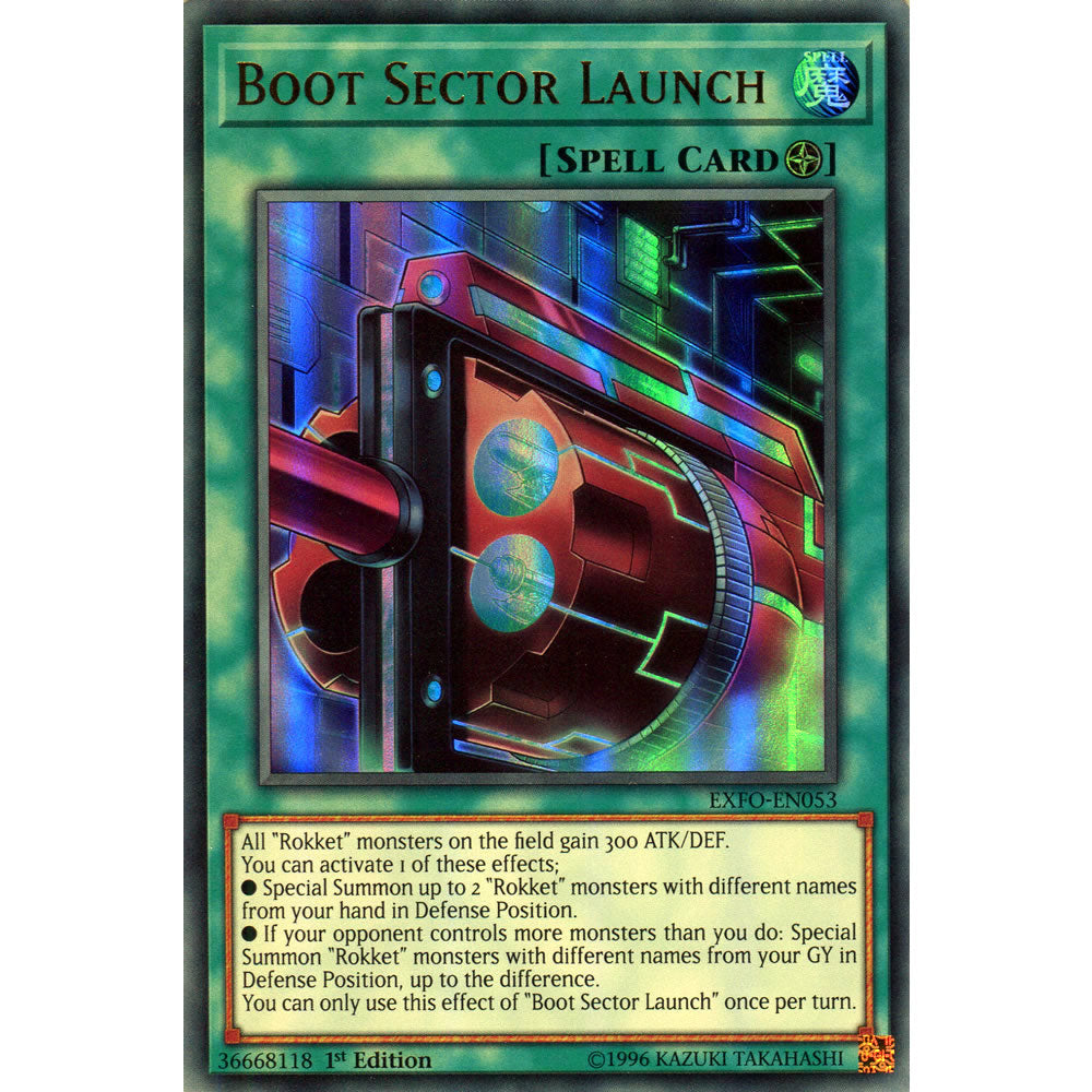 Boot Sector Launch EXFO-EN053 Yu-Gi-Oh! Card from the Extreme Force Set