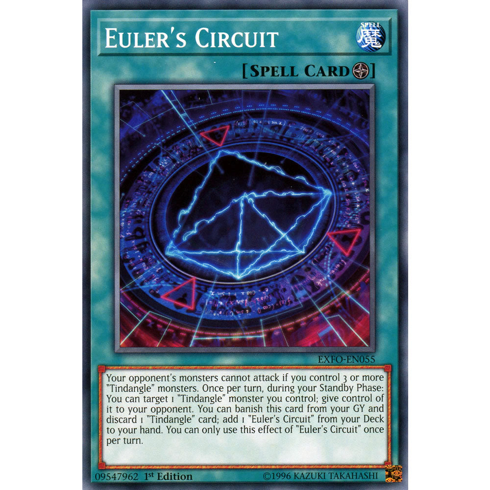 Euler's Circuit EXFO-EN055 Yu-Gi-Oh! Card from the Extreme Force Set