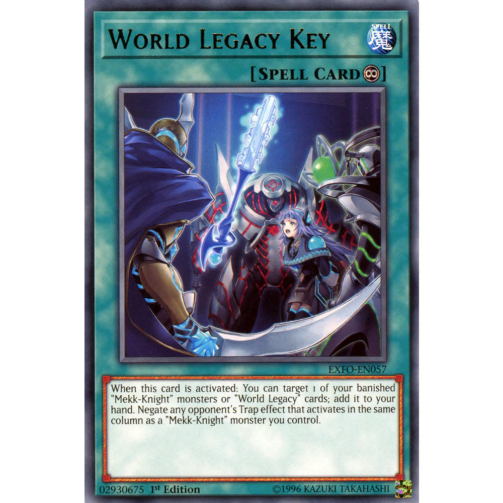 World Legacy Key EXFO-EN057 Yu-Gi-Oh! Card from the Extreme Force Set