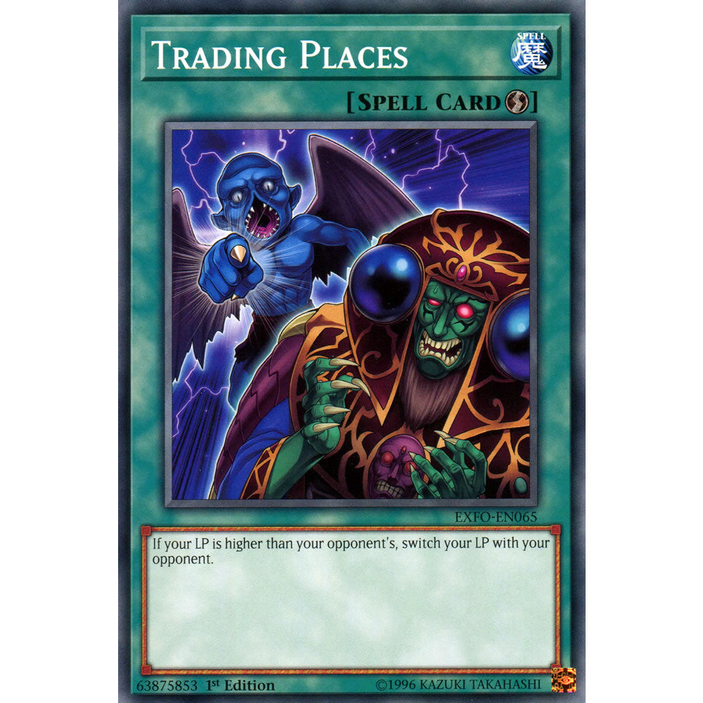 Trading Places EXFO-EN065 Yu-Gi-Oh! Card from the Extreme Force Set