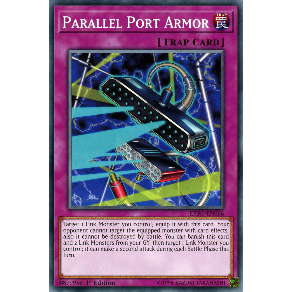 Parallel Port Armor EXFO-EN066 Yu-Gi-Oh! Card from the Extreme Force Set