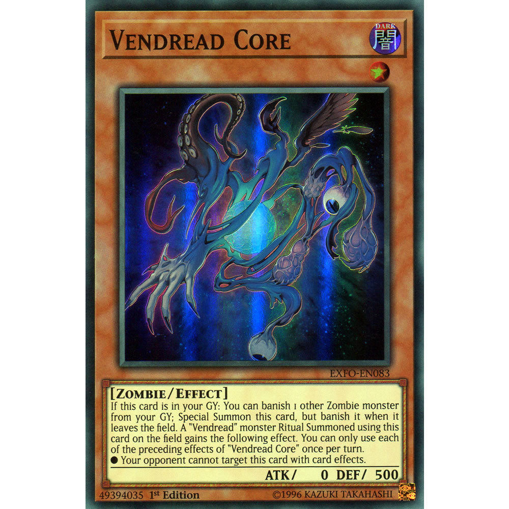 Vendread Core EXFO-EN083 Yu-Gi-Oh! Card from the Extreme Force Set