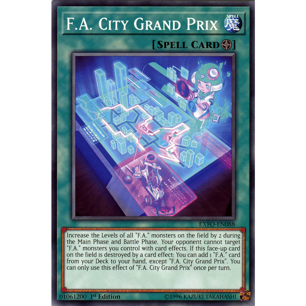 F.A. City Grand Prix EXFO-EN088 Yu-Gi-Oh! Card from the Extreme Force Set