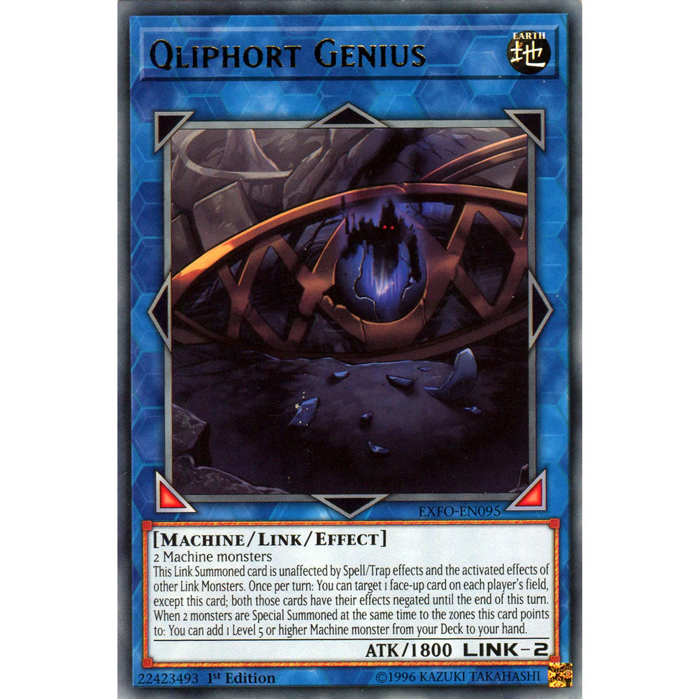 Qliphort Genius EXFO-EN095 Yu-Gi-Oh! Card from the Extreme Force Set