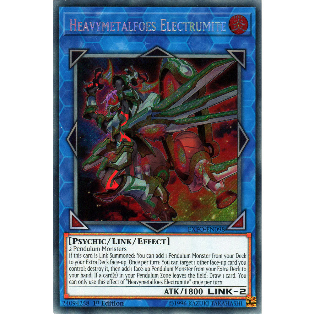 Heavymetalfoes Electrumite EXFO-EN098 Yu-Gi-Oh! Card from the Extreme Force Set