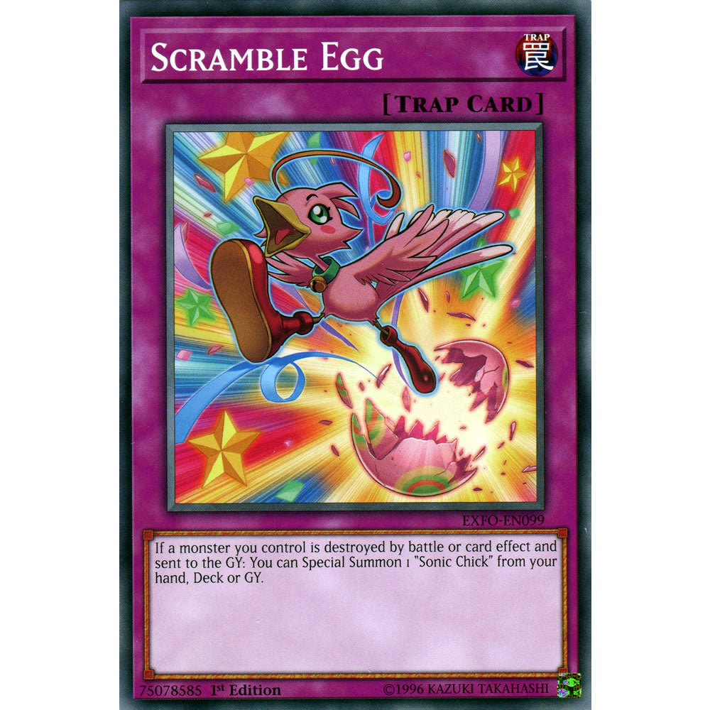Scramble Egg EXFO-EN099 Yu-Gi-Oh! Card from the Extreme Force Set