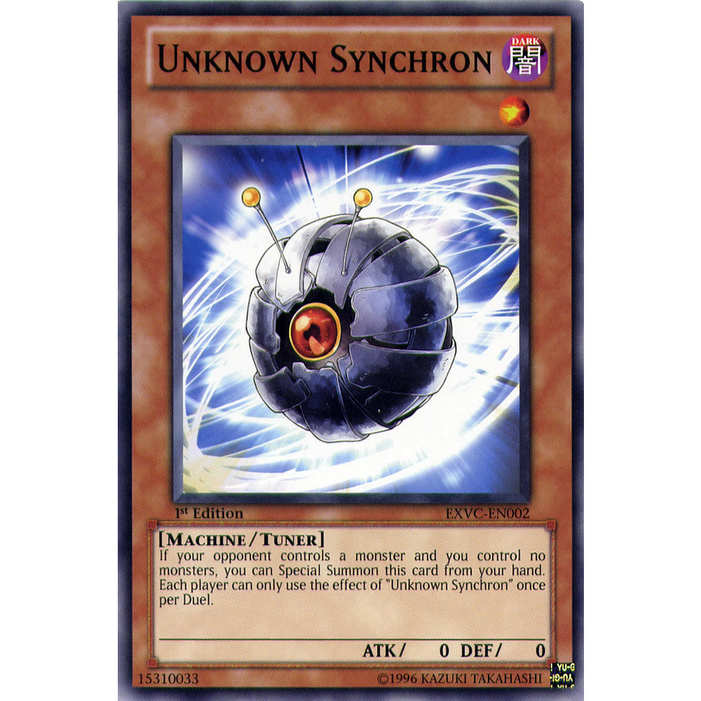 Unknown Synchron EXVC-EN002 Yu-Gi-Oh! Card from the Extreme Victory Set