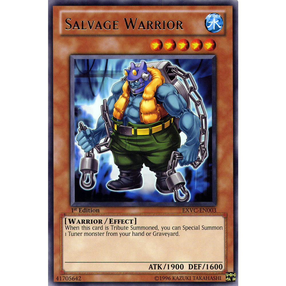 Salvage Warrior EXVC-EN003 Yu-Gi-Oh! Card from the Extreme Victory Set