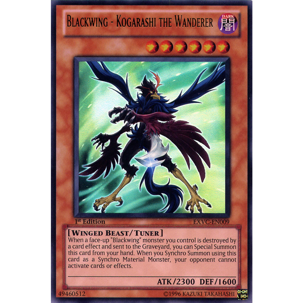 Blackwing - Kogarashi the Wanderer EXVC-EN009 Yu-Gi-Oh! Card from the Extreme Victory Set