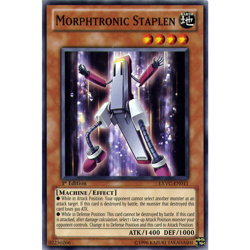 Morphtronic Staplen EXVC-EN011 Yu-Gi-Oh! Card from the Extreme Victory Set